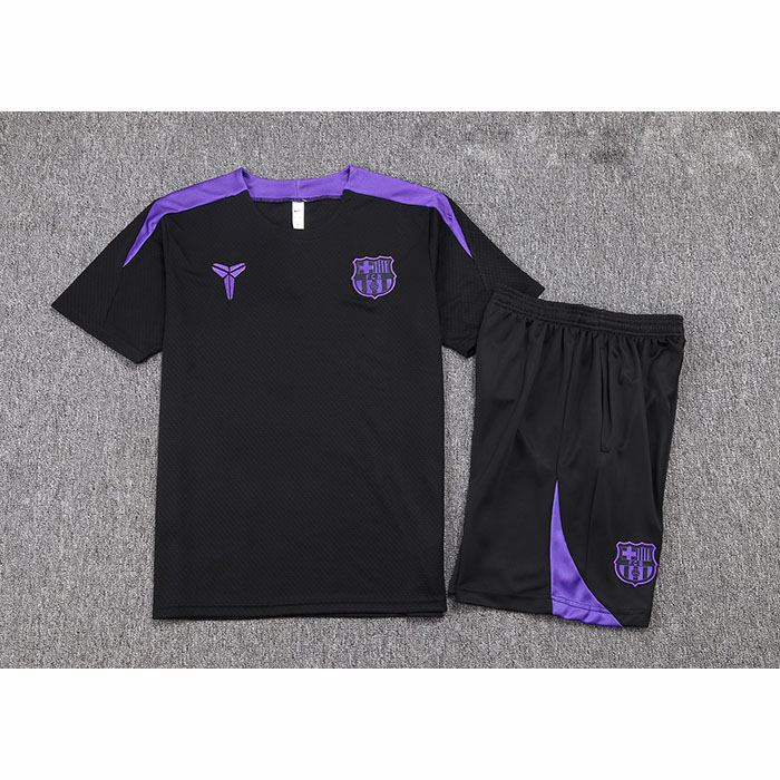 Chandal del Barcelona Manga Corta 25-26 Negro - Pantalon Corto